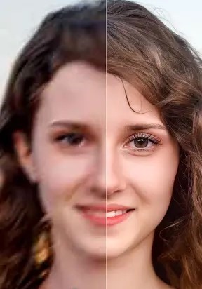 AI Image Enhancement Demo - Before and After Comparison